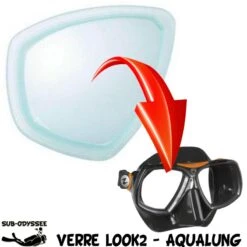 Verre Correcteur LOOK 2 & LOOK 2 Midi Négatif (-1.0 à -10.0) - Aqualung