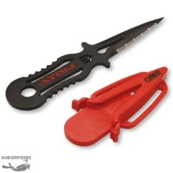 ATOM Dague Chasse Sous-marine Avec Gaine Aimantée - Omer