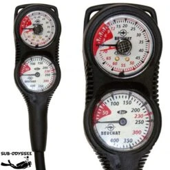 Console 2 éléments Manometre + Profondimètre - Beuchat