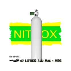 Bouteille 7 Litres 230 Bars Aluminium BLANC Nitrox - Luxfer