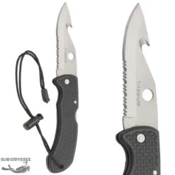 Couteau De Plongée Pliant Lame Titanium (Pocket Knife) - ESM