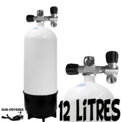 Bloc 12 Litres Court 2 Sorties Acier - Eurocylinder