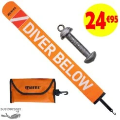 MARKER BUOY Parachute Palier + Plomb Parachute - Mares