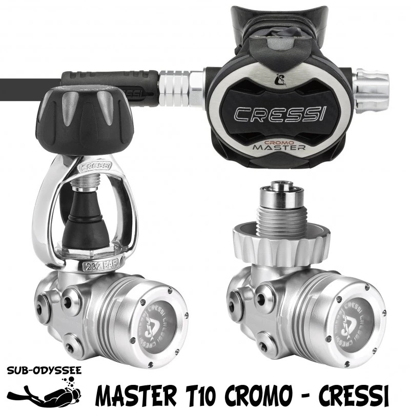 MASTER T10-SC CROMO Détendeur Plongée Hypercompensé - Cressi
