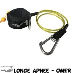 LEASH FREEDIVING - Longe Apnée UP-AC1 De Sécurité 1m - Omer Umberto Pelizzari